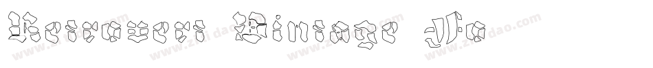 Retrovert Vintage Fo字体转换